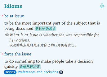 Idioms