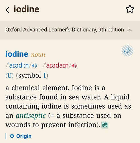 After iodine