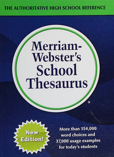 2017-Merriam-Webster's School Thesaurus