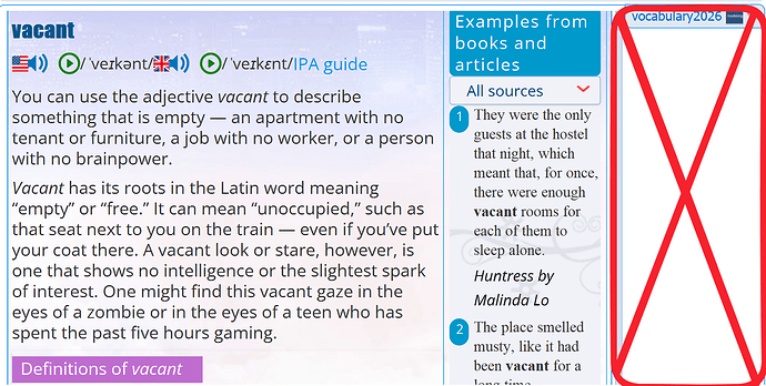 vocabulary
