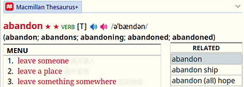 abandon